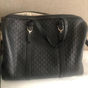 Gucci Boston Bag Black Satchel